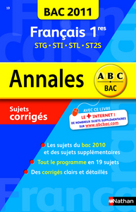 ANNALES BAC 2011 FRANCAIS 1RES