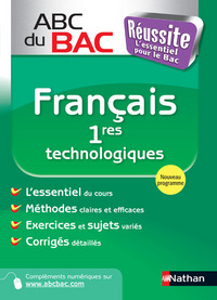 ABC du BAC Réussite Français 1res technologiques
