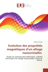 Evolution des propriétés magnétiques d'un alliage nanocristallin.