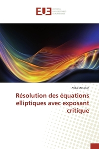 Résolution des équations elliptiques avec exposant critique