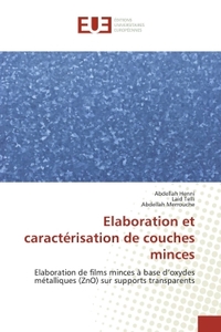 Elaboration et caractérisation de couches minces