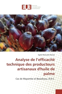 Analyse de l'efficacité technique des producteurs artisanaux d'huile de palme