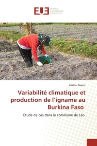 Variabilité climatique et production de l'igname au Burkina Faso