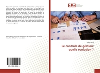Le contrôle de gestion: quelle évolution ?