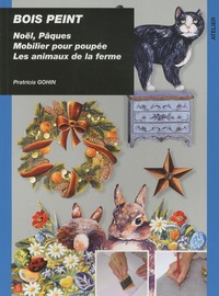 BOIS PEINT, PAQUES, NOEL, MOBILIER POUR POUPEES, ANIMAUX DE