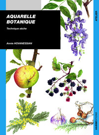 Aquarelle botanique technique sèche