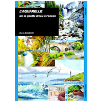 AQUARELLE DE LA GOUTTE D'EAU A L'OCEAN