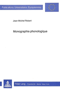 MONOGRAPHIE PHONOLOGIQUE
