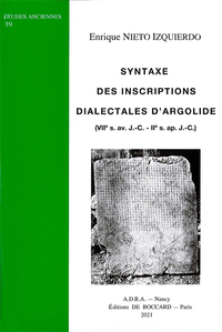 Syntaxe des inscriptions dialectales d'Argolide