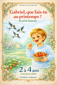 Livre pour enfant de 2 3 4 ans - Eveil et saisons Album jeunesse - Gabriel que fais-tu au printemps