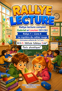 Livre enfant 7 8 9 ans CE1 CE2 Gabriel et Louise Rallye lecture complet 1 livre 4