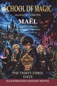 SCHOOL OF MAGIC AGAINST DEMONS THE WATCHERS OF AVALENN THE 33 DAYS ILLUSTRATED FANTASY NOVEL