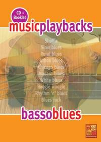 MUSIC PLAYBACKS CD : BASSO BLUES CD