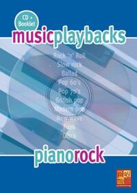 MUSIC PLAYBACKS CD : PIANO ROCK CD