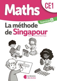 Maths - Méthode de Singapour CE1, Pack de 10 cahiers d'exercices 2