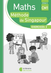 Maths - Méthode de Singapour CM1, Pack de 10 cahiers d'exercices 2