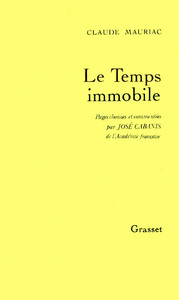 TEMPS IMMOBILE PAGES CHOISIES