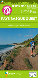 01 PAYS BASQUE OUEST  1/50.000