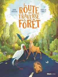La route qui traverse la forêt