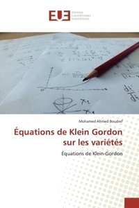 Équations de Klein Gordon sur les variétés