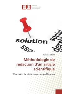 Méthodologie de rédaction d'un article scientifique