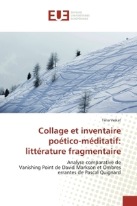 Collage et inventaire poético-méditatif: littérature fragmentaire