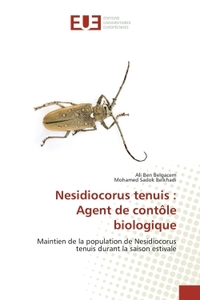 Nesidiocorus tenuis : Agent de contôle biologique