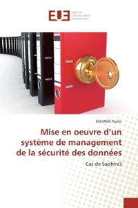 Mise en oeuvre d'un systEme de management de la sEcuritE des donnEes
