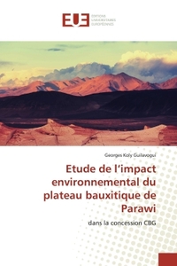 Etude de l'impact environnemental du plateau bauxitique de Parawi