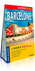 BARCELONE (ANG) 1/20.000 (CARTE FORMAT DE POCHE LA