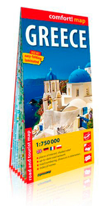 GRECE (ANG) 1/750.000 (CARTE GRAND FORMAT LAMINEE)