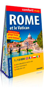 ROME ET LE VATICAN 1/15.000 (CARTE FORMAT DE POCHE