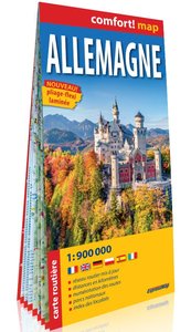 ALLEMAGNE 1/900.000 (CARTE GRAND FORMAT LAMINEE)