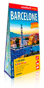 BARCELONE 1/20.000 (CARTE GRAND FORMAT LAMINEE)