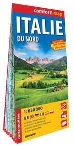 ITALIE DU NORD 1/650.000 (CARTE GRAND FORMAT LAMINEE)