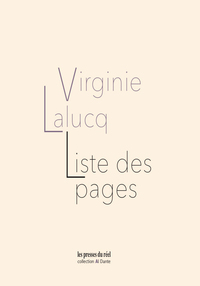 Liste des pages