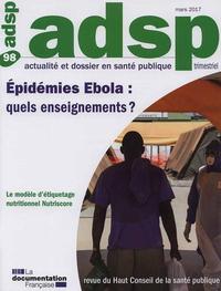 Epidemies ébola : Quels enseignements ? - n°98