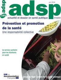 Prévention et promotion de la santé - n°103