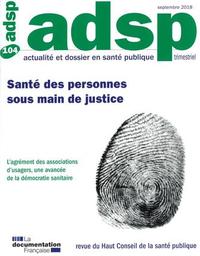 Santé des personnes sous main de justice - n°104