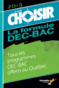 GUIDE CHOISIR DEC-BAC 2013