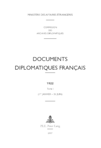Documents diplomatiques français