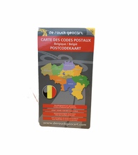 008 België/Belgique Postcodekaart - Carte Code Postaux