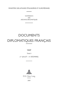 Documents diplomatiques français