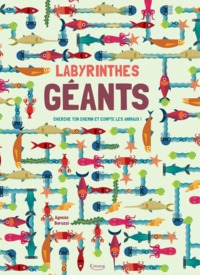 LABYRINTHES GÉANTS - CHERCHE TON CHEMIN ET COMPTE LES ANIMAUX !