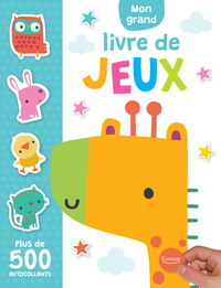 Mon grand livre de jeux - 500 autocollants
