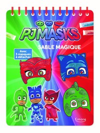 MON CARNET SABLE MAGIQUE PYJAMASQUES - AVEC 4 SALIÈRES ET 3 MASQUES À DÉTACHER