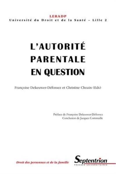 L''autorité parentale en question