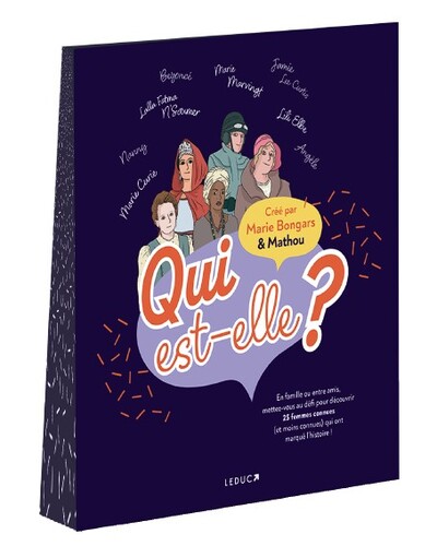 Qui est-elle ? 25 femmes connues (et moins connues) qui ont marqué l'histoire ! - Le Qui est-ce ? féministe : en famille ou entre amis, mettez-vous au défi pour découvrir 25 femmes connues (ou moins connues) qui ont marqué l’histoire !