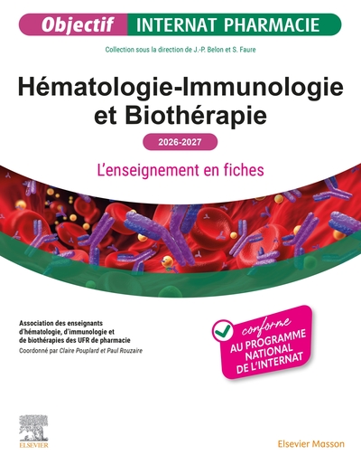 Hématologie-Immunologie et Biothérapie 2026-2027 - L'enseignement en fiches