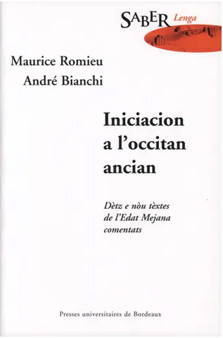 Iniciacion à l'occitan ancian
